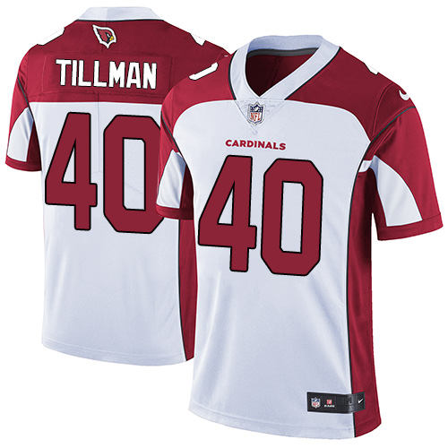 Nike Cardinals #40 Pat Tillman White Men's Stitched NFL Vapor Untouchable Limited Jersey - Click Image to Close